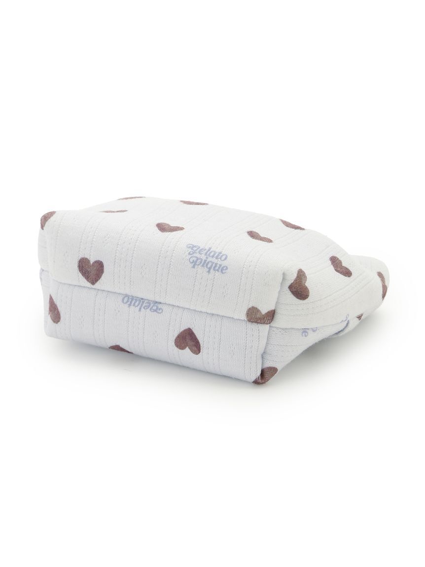 gelato pique「針抜きハート柄ティッシュポーチ」|ポーチ|