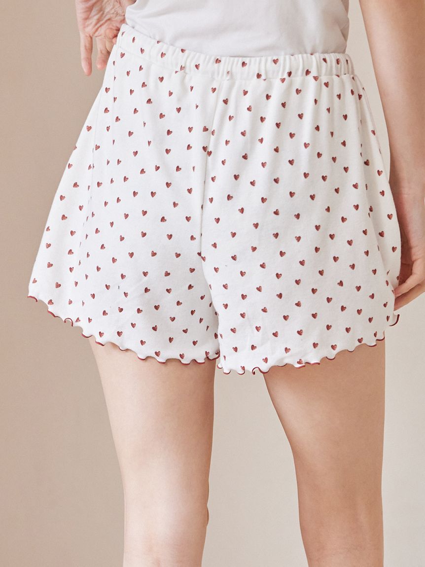 gelato pique「針抜きハート柄ショートパンツ」|ルームウェア|