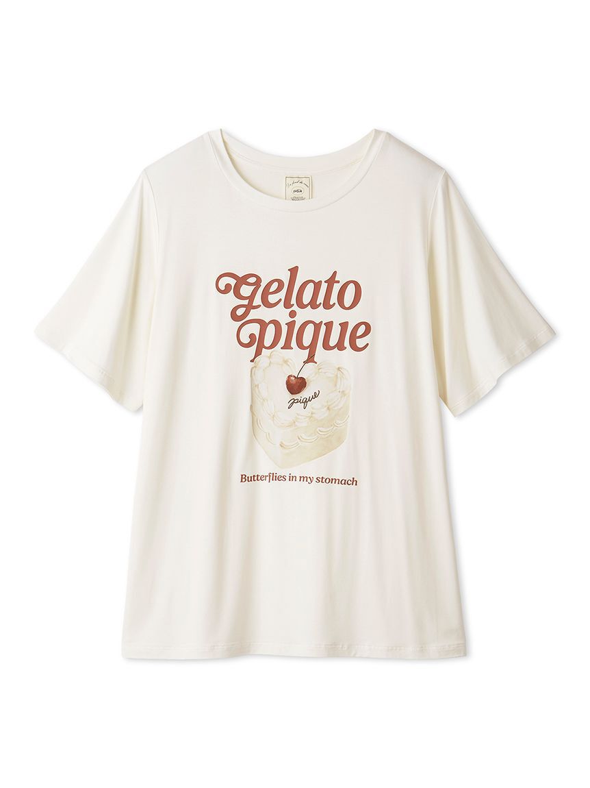 gelato pique「【接触冷感】ケーキワンポイントTシャツ」|ルームウェア|