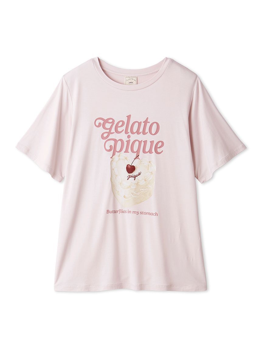 gelato pique「【接触冷感】ケーキワンポイントTシャツ」|ルームウェア|