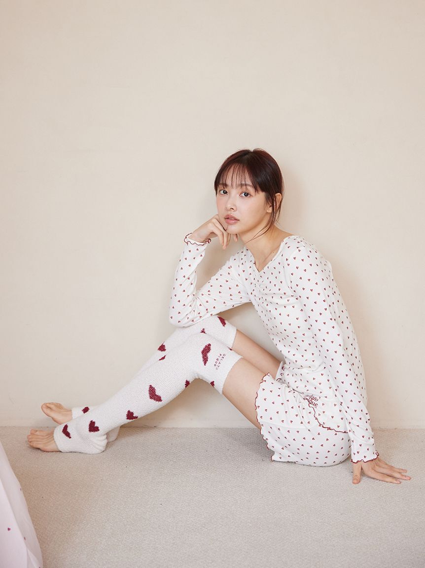 gelato pique「針抜きハート柄プルオーバー」|ルームウェア|