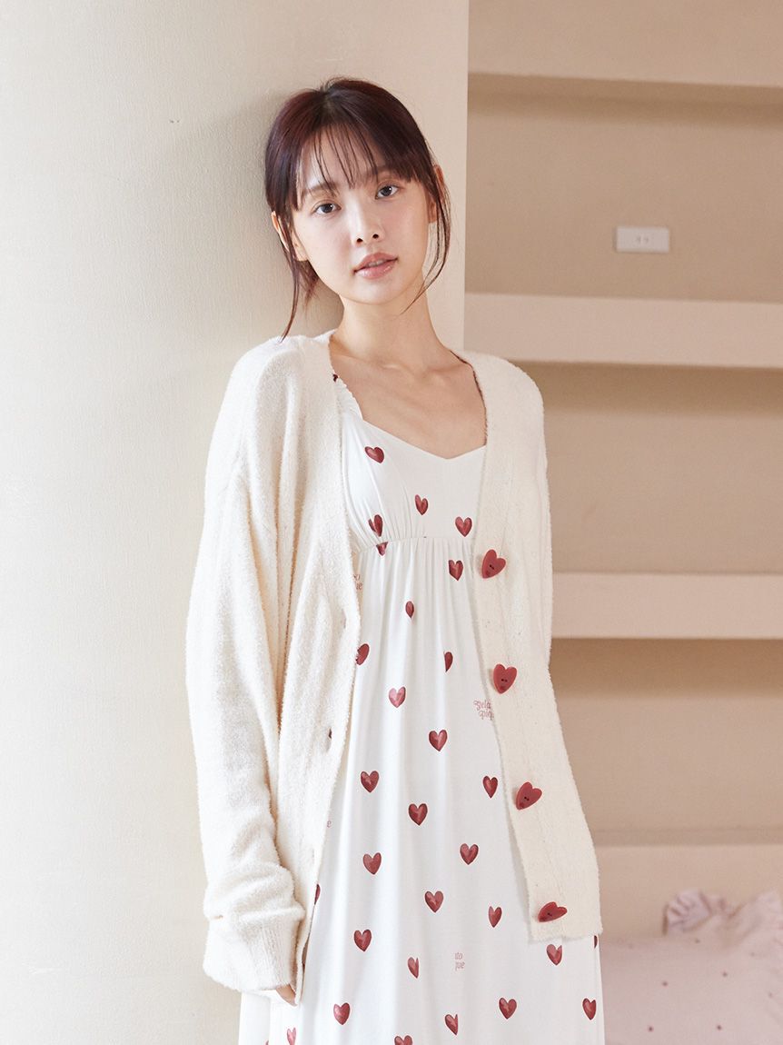 gelato pique「スムーズィーネップカーディガン」|ルームウェア|