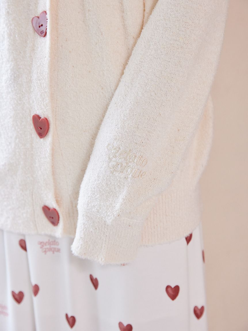 gelato pique「スムーズィーネップカーディガン」|ルームウェア|