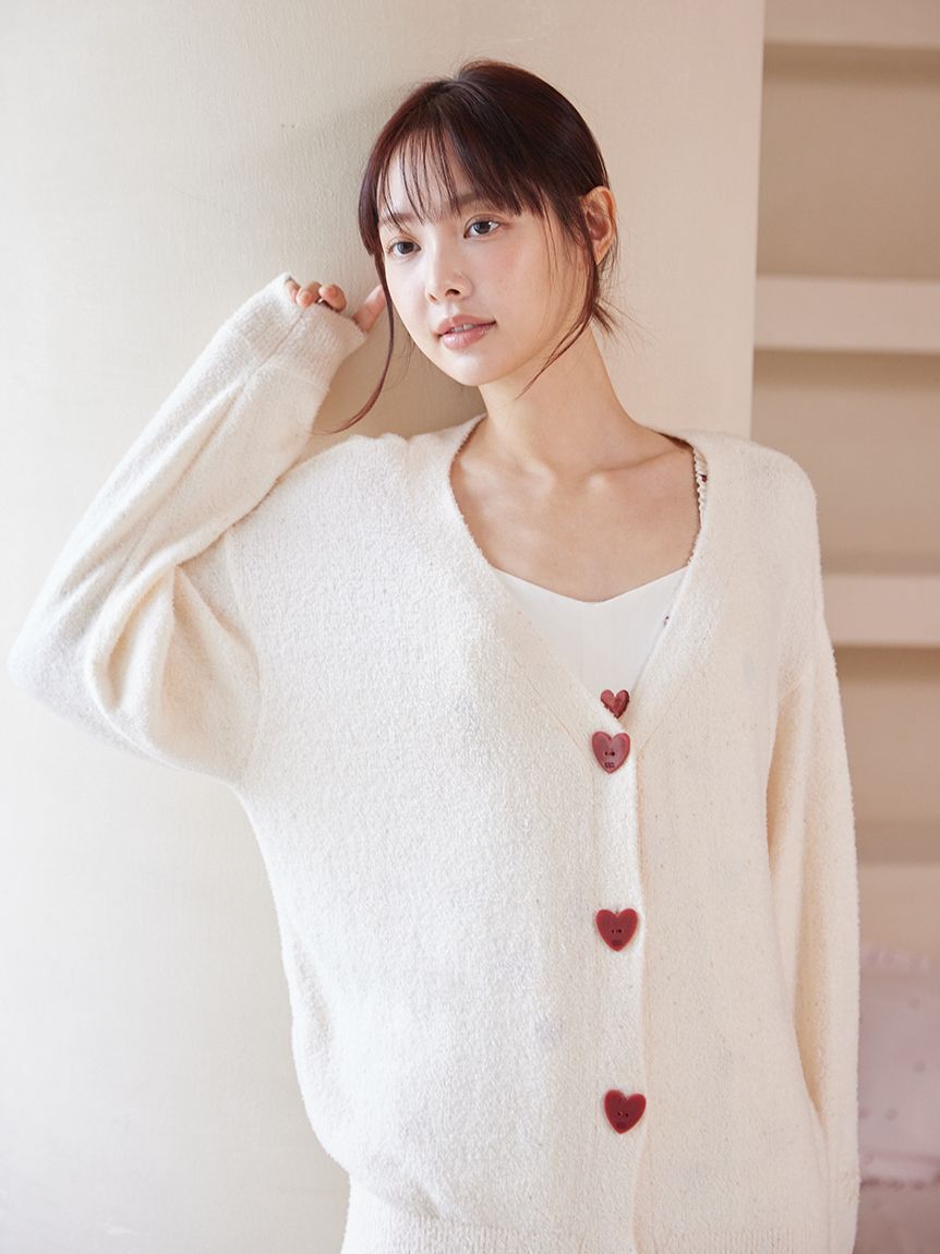 gelato pique「スムーズィーネップカーディガン」|ルームウェア|