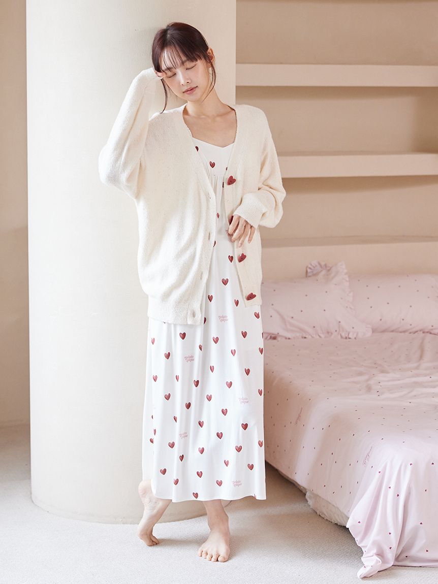 gelato pique「スムーズィーネップカーディガン」|ルームウェア|