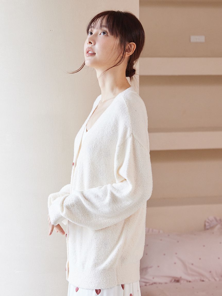 gelato pique「スムーズィーネップカーディガン」|ルームウェア|