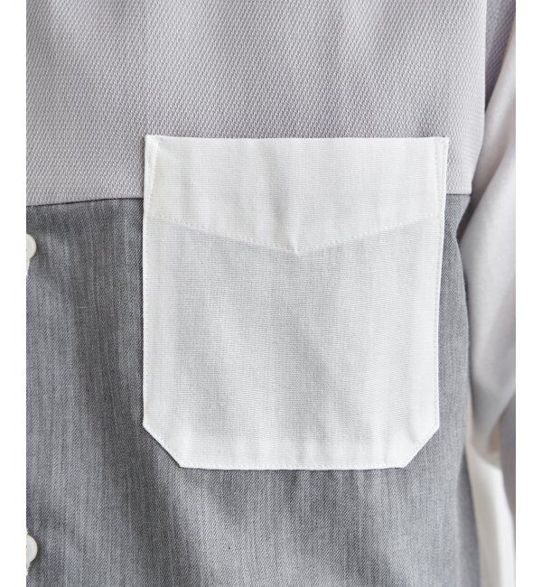 ikka「オックスブロックスグラデシャツ」|シャツ・ブラウス|