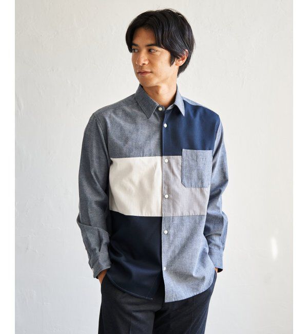 ikka「オックスブロックスグラデシャツ」|シャツ・ブラウス|