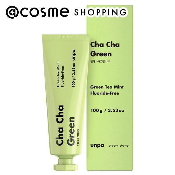  「ChaCha チャコールヴィーガン グリーンティー歯磨き粉 グリーンティーミント (100g)」|オーラルケア|その他