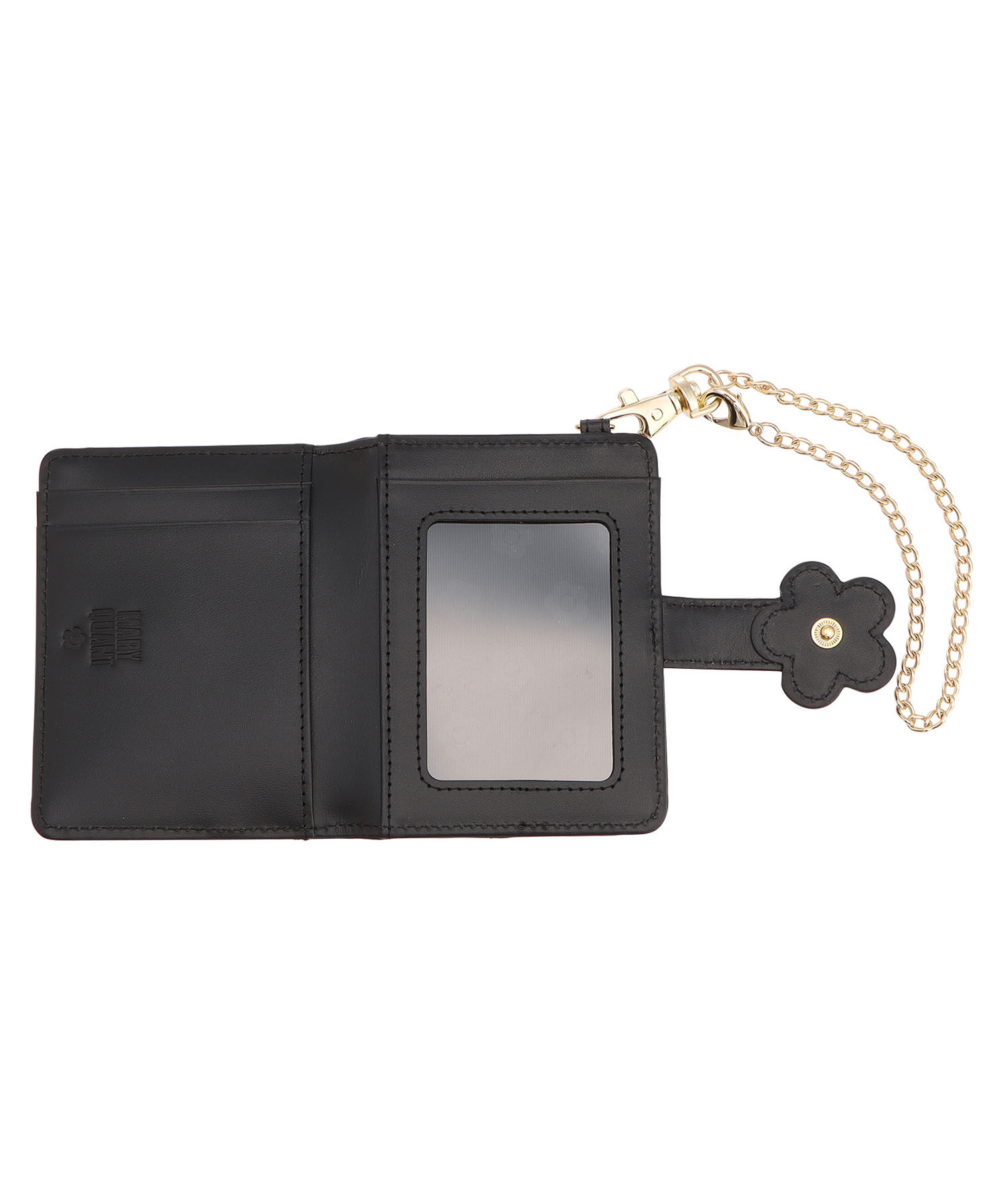 MARY QUANT「デイジーパッチスナップ2 パスケース」|定期入れ|