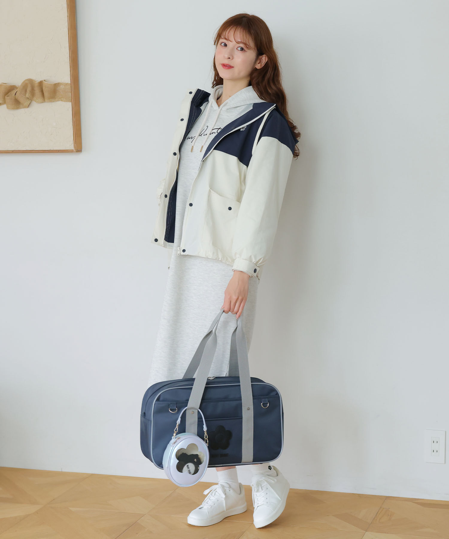 MARY QUANT「デイジークリアフレーム フェイバリットポーチ」|ポーチ|