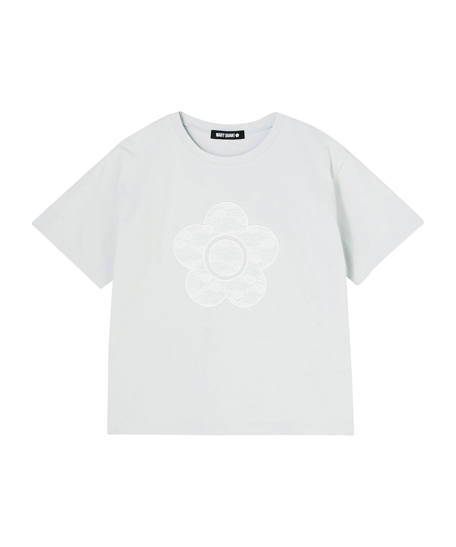 MARY QUANT「レースデイジー Tシャツ」|Tシャツ・カットソー|ブルー