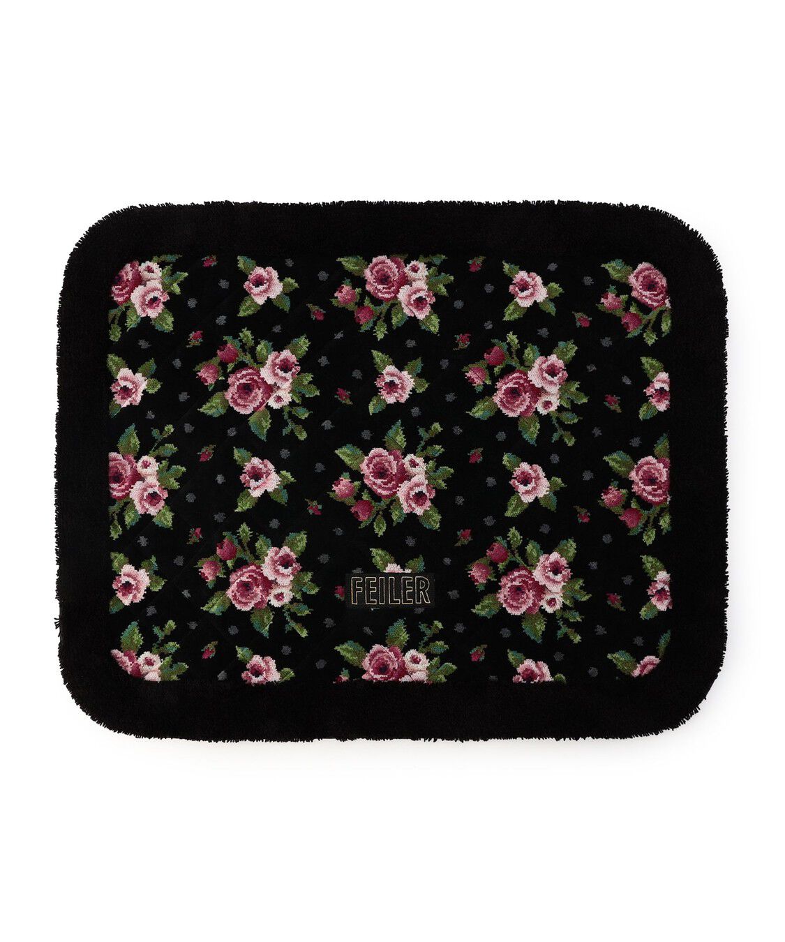FEILER「マイジュリエット　インテリアマット　MJT-257379」|トイレタリー・ランドリーグッズ|ブラック