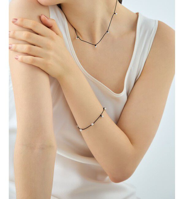 ete「[ポルカドット] コードブレスレット」|ブレスレット・バングル|