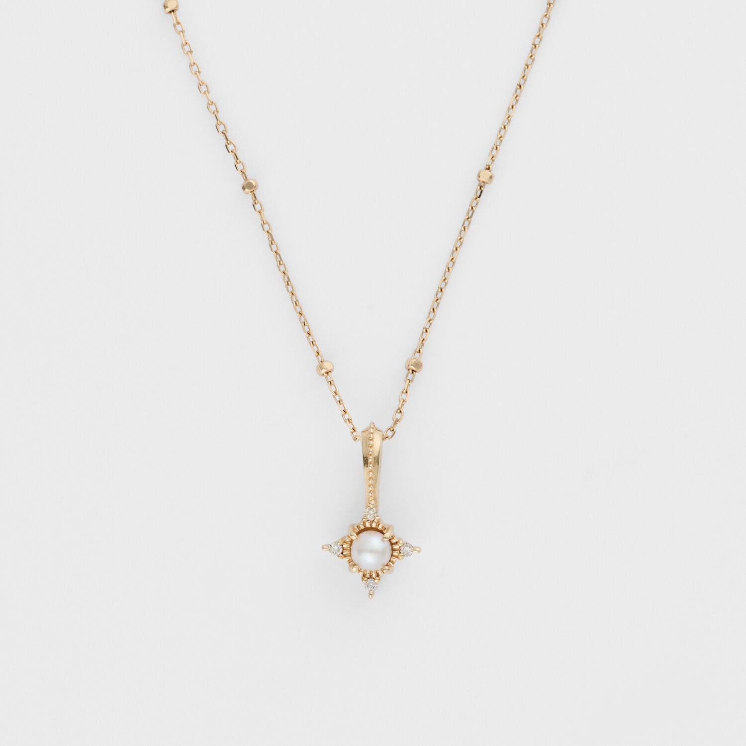 agete「K10パールチャーム」|その他|