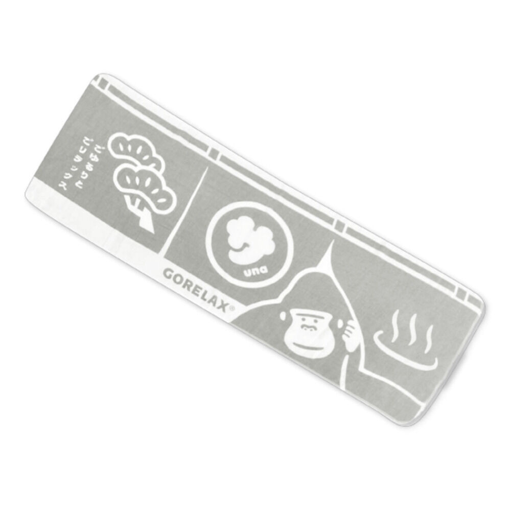 BACKYARD FAMILY「ごリラックス バスタオル 通販 ゴリラックス タオル スリムバスタオル スリムタオル サウナタオル」|タオル|グレー1