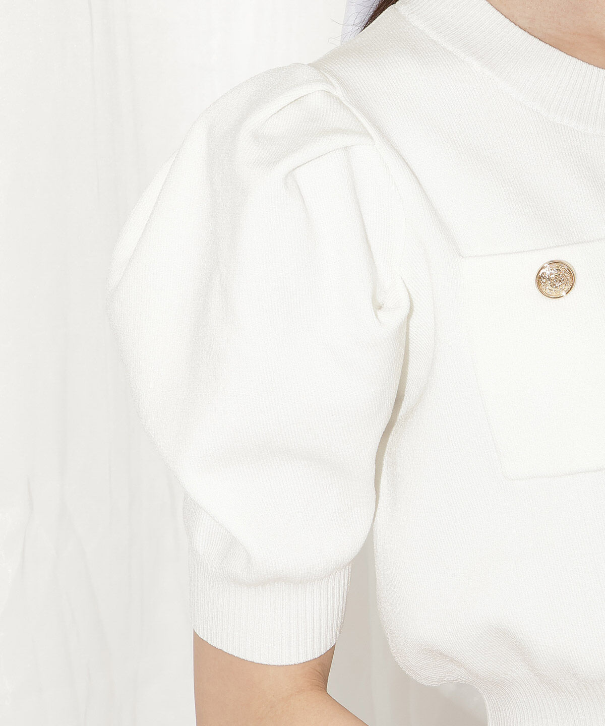 WILLSELECTION「ポケットデザインパフカーディガン」|カーディガン|