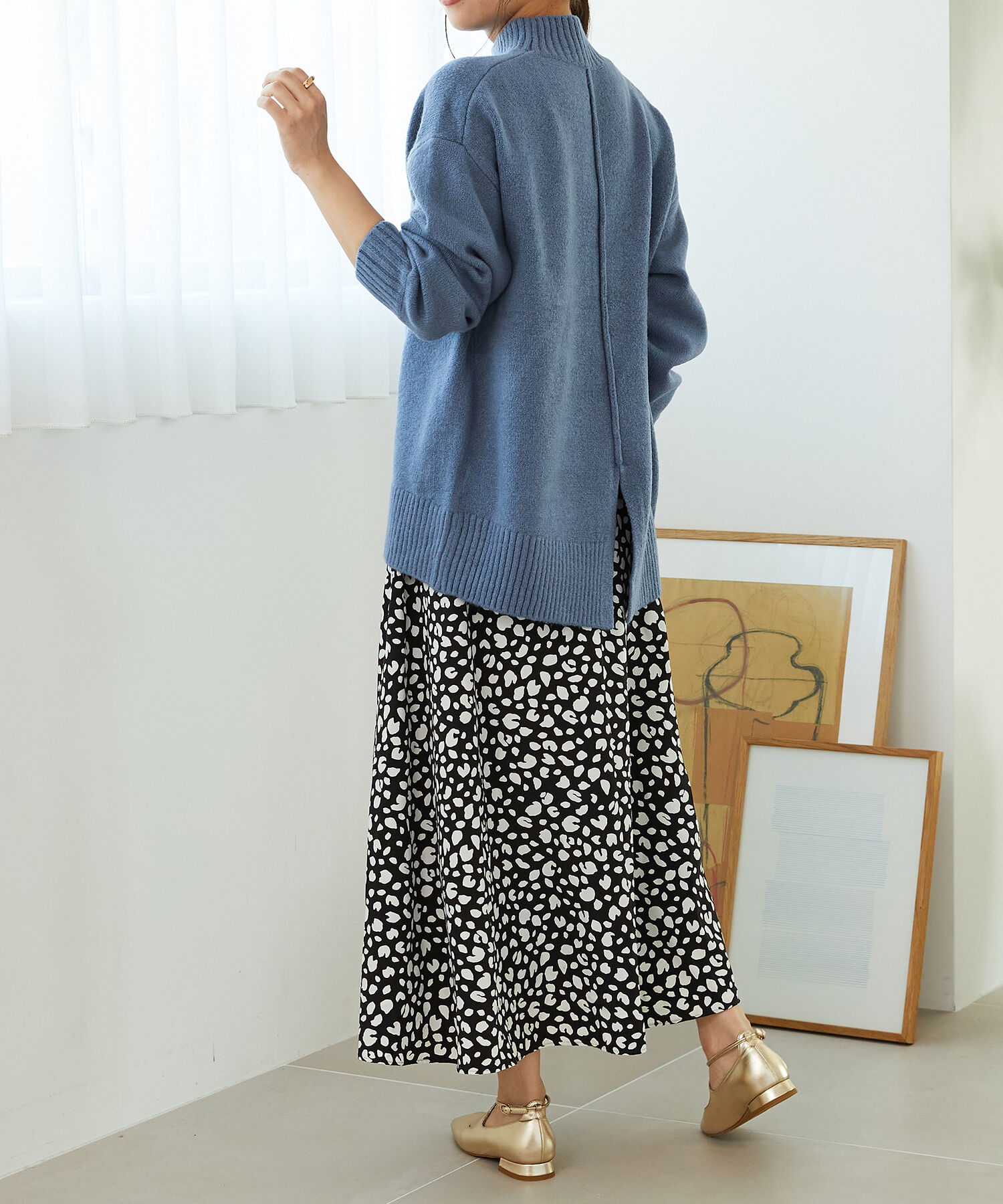 ORiental TRaffic「バックスリットニットプルオーバー/MO33N03」|ニット・セーター|