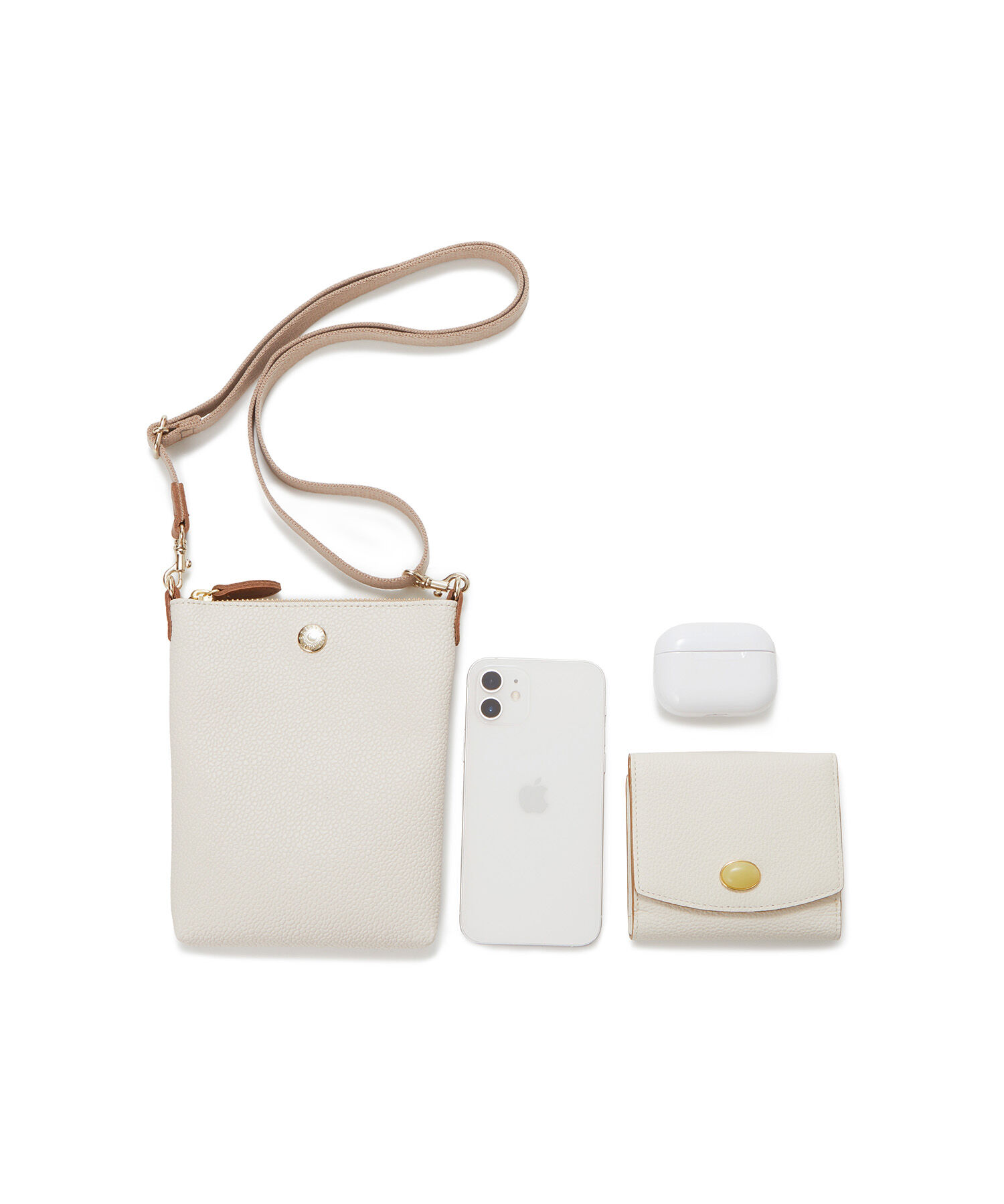 TOPKAPI BREATH「 SCOTCH GRAIN スコッチグレイン ネオレザー サコッシュ スマホ ショルダーバッグ【VERY 掲載】」|ショルダー・メッセンジャー|