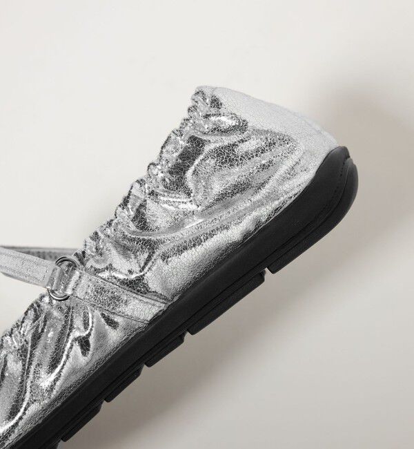 SY UNITED ARROWS「＜SY＞ シャーリングベルクロ フラット20&uarr;」|バレエシューズ|