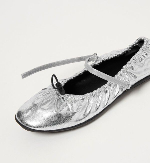 SY UNITED ARROWS「＜SY＞ シャーリングベルクロ フラット20&uarr;」|バレエシューズ|