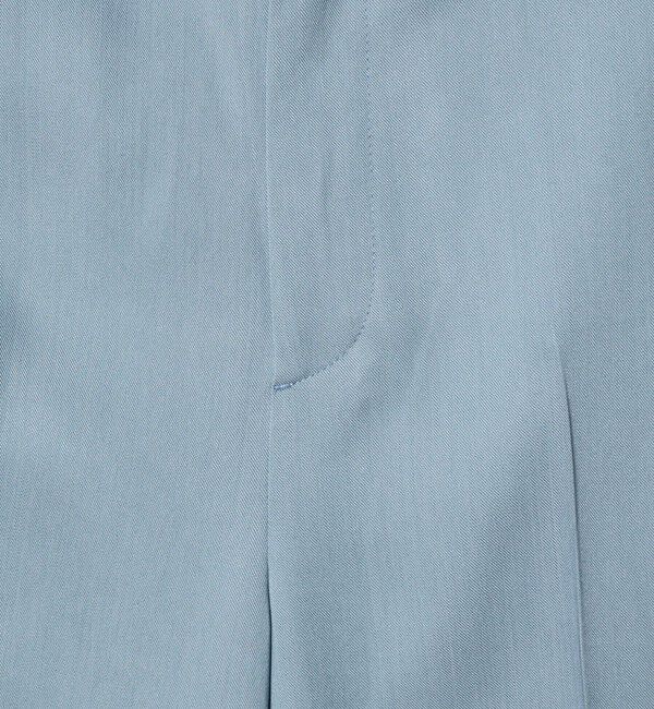 UNITED ARROWS「スラブ リボン テーパードパンツ」|スラックス|