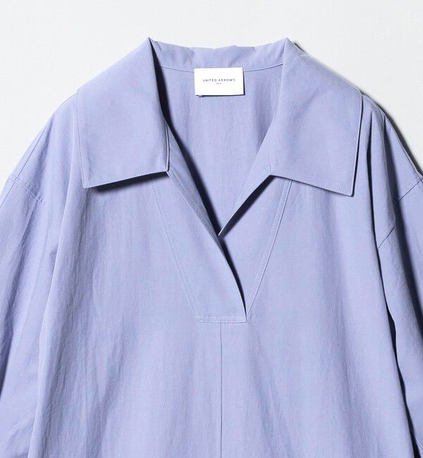 UNITED ARROWS「コットン スキッパー シャツ ワンピース ‐ウォッシャブル‐」|ワンピース|