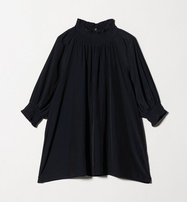 UNITED ARROWS「シャーリング ハイネック シャツ ブラウス」|シャツ・ブラウス|