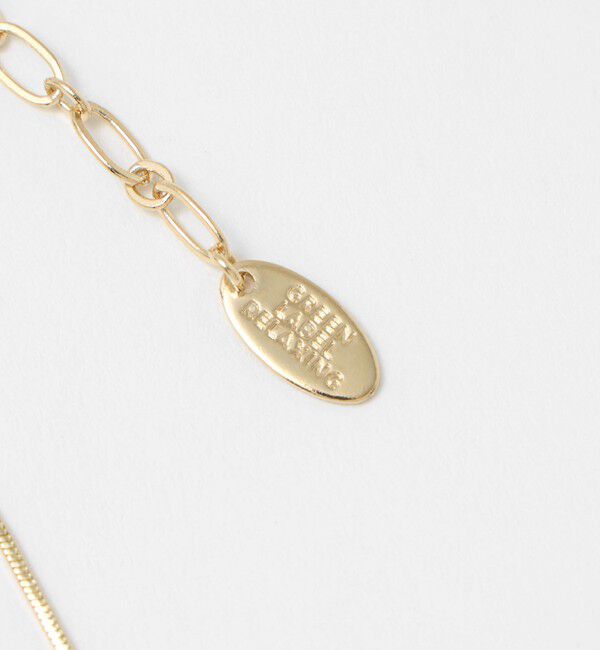 UNITED ARROWS green label relaxing「モチーフ付き スネークチェーン ネックレス」|ネックレス|