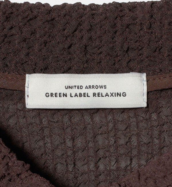 UNITED ARROWS green label relaxing「【WEB限定】＜at ease＞シアー サッカーライク エリツキ プルオーバー カットソー」|Tシャツ・カットソー|