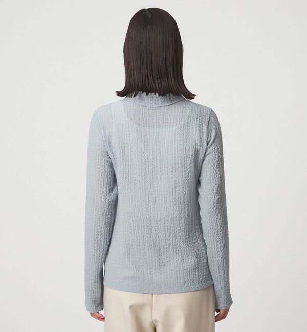 UNITED ARROWS green label relaxing「【WEB限定】＜at ease＞シアー サッカーライク エリツキ プルオーバー カットソー」|Tシャツ・カットソー|