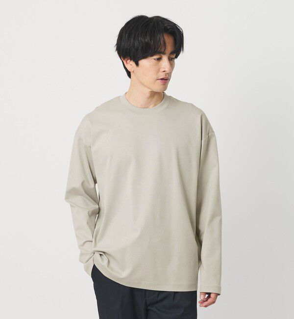 BEAUTY&YOUTH UNITED ARROWS「プラチナ ポンチ クルーネック カットソー 抗菌防臭」|Tシャツ・カットソー|