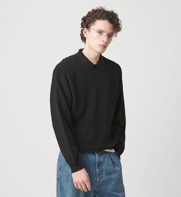 BEAUTY&YOUTH UNITED ARROWS「ファイン アゼ カラー ニット ウォッシャブル」|ニット・セーター|