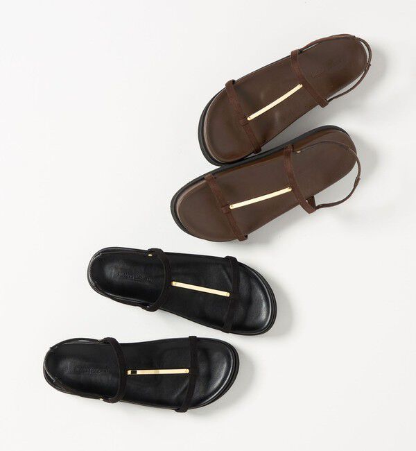 BEAUTY&YOUTH UNITED ARROWS「メタルプレート プラットフォーム サンダル」|サンダル|