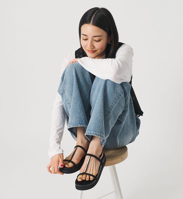 BEAUTY&YOUTH UNITED ARROWS「メタルプレート プラットフォーム サンダル」|サンダル|