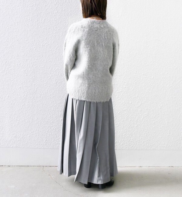 SHIPS any「SHIPS any: ウーステッド ワイド プリーツ マキシ スカート 2」|スカート|