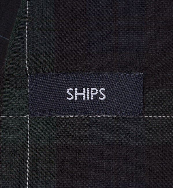 SHIPS「SHIPS:〈洗濯機可能〉ローン シャツ ジップ ブルゾン」|ブルゾン・スタジャン|