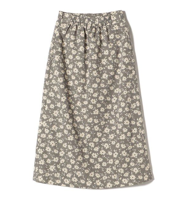 SHIPS Colors 「SHIPS Colors:〈手洗い可能〉フラワー プリント ラップ スカート」|フレア|