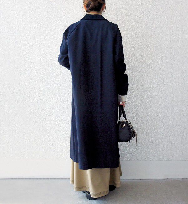 SHIPS any「SHIPS any: ステンカラー Aライン ロング コート」|ステンカラーコート|