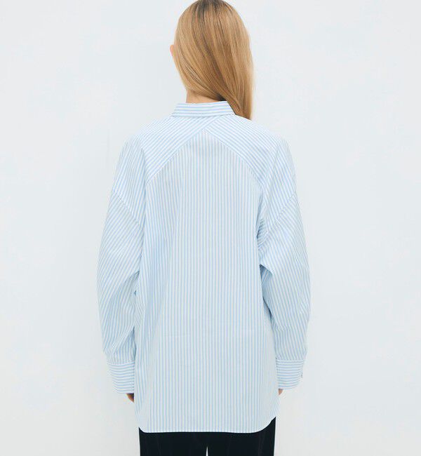 CABaN「コットン ロンドンストライプ ボリュームシャツ」|シャツ・ブラウス|