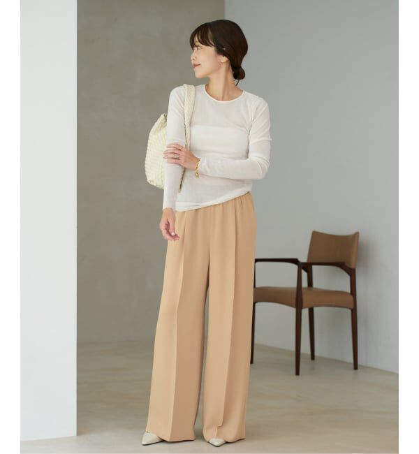 Plage「《追加》Flocky Mesh ロンT」|Tシャツ・カットソー|