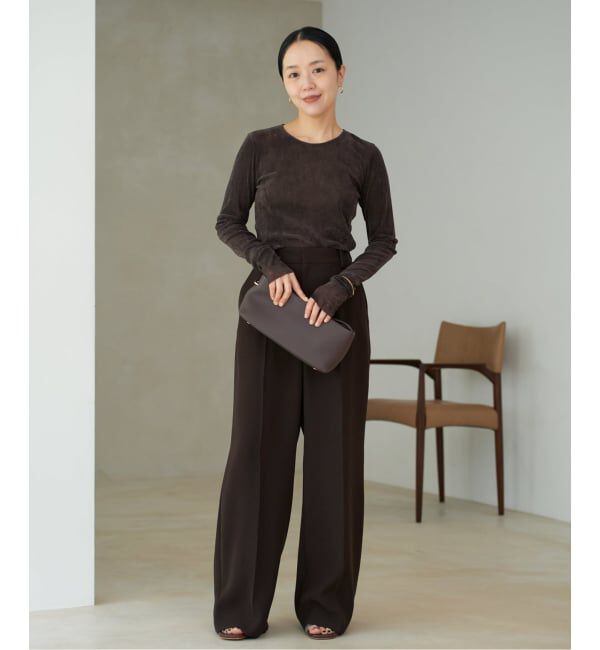 Plage「《追加》Flocky Mesh ロンT」|Tシャツ・カットソー|