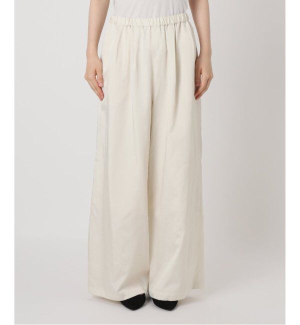 VERMEIL par iena「シルクライクサテン リラックスパンツ」|その他|