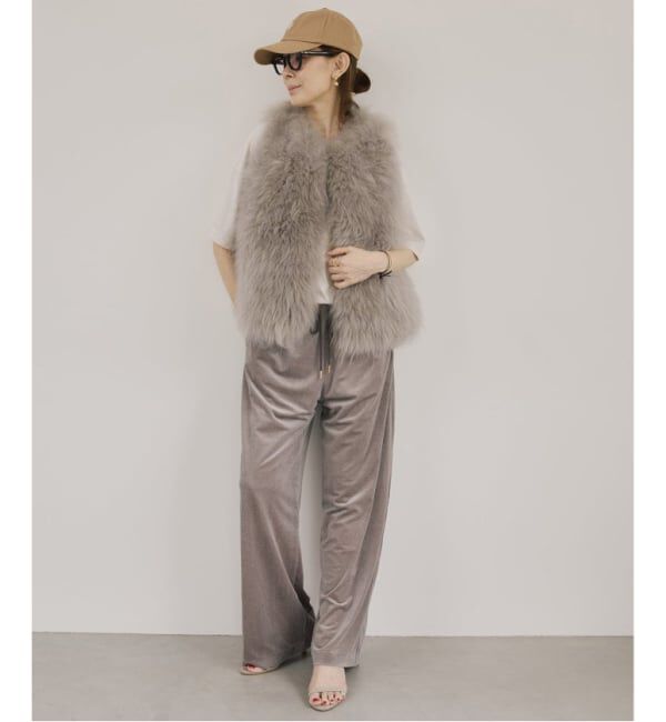 VERMEIL par iena「Cashmere Fur gilet」|その他|