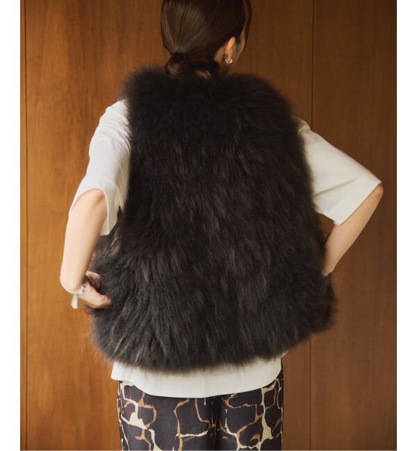 VERMEIL par iena「Cashmere Fur gilet」|その他|