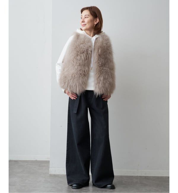 VERMEIL par iena「Cashmere Fur gilet」|その他|