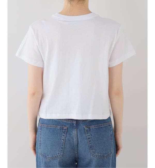 Oriens JOURNAL STANDARD「【Ashley Williams】 WHITE CROPPED T-SHIRT」|Tシャツ・カットソー|