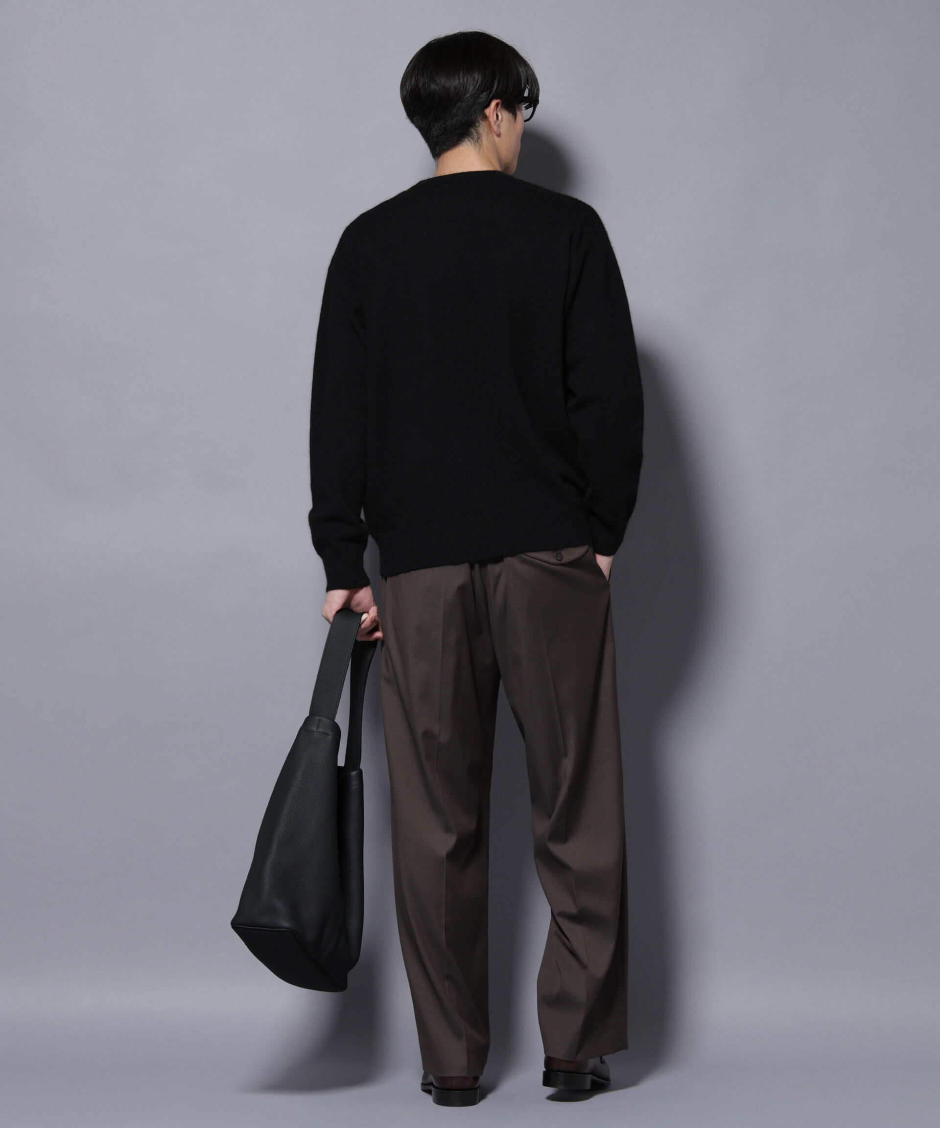 nano･universe「アンゴラ混ライトクルーネックニット」|ニット・セーター|