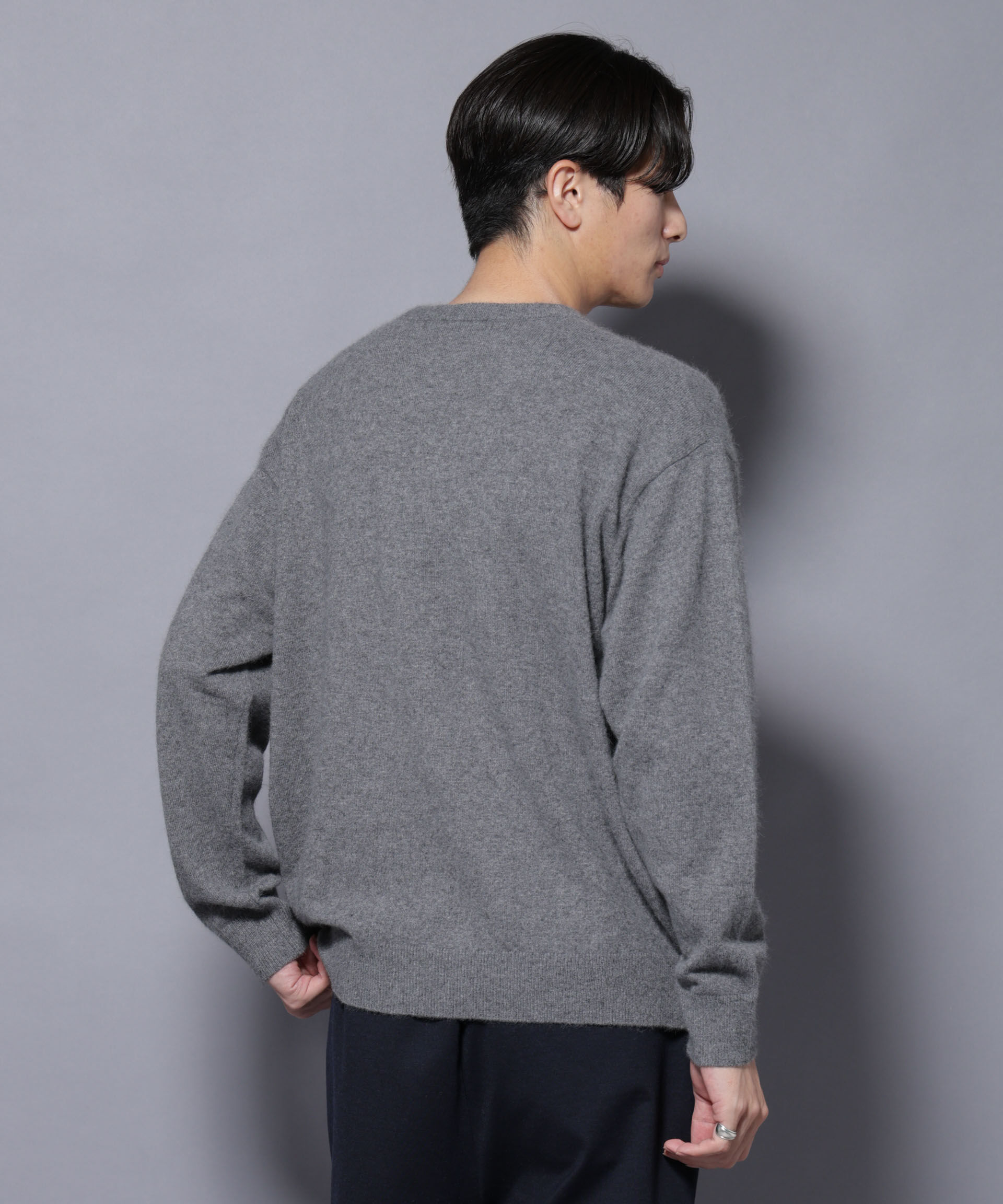 nano･universe「アンゴラ混ライトクルーネックニット」|ニット・セーター|