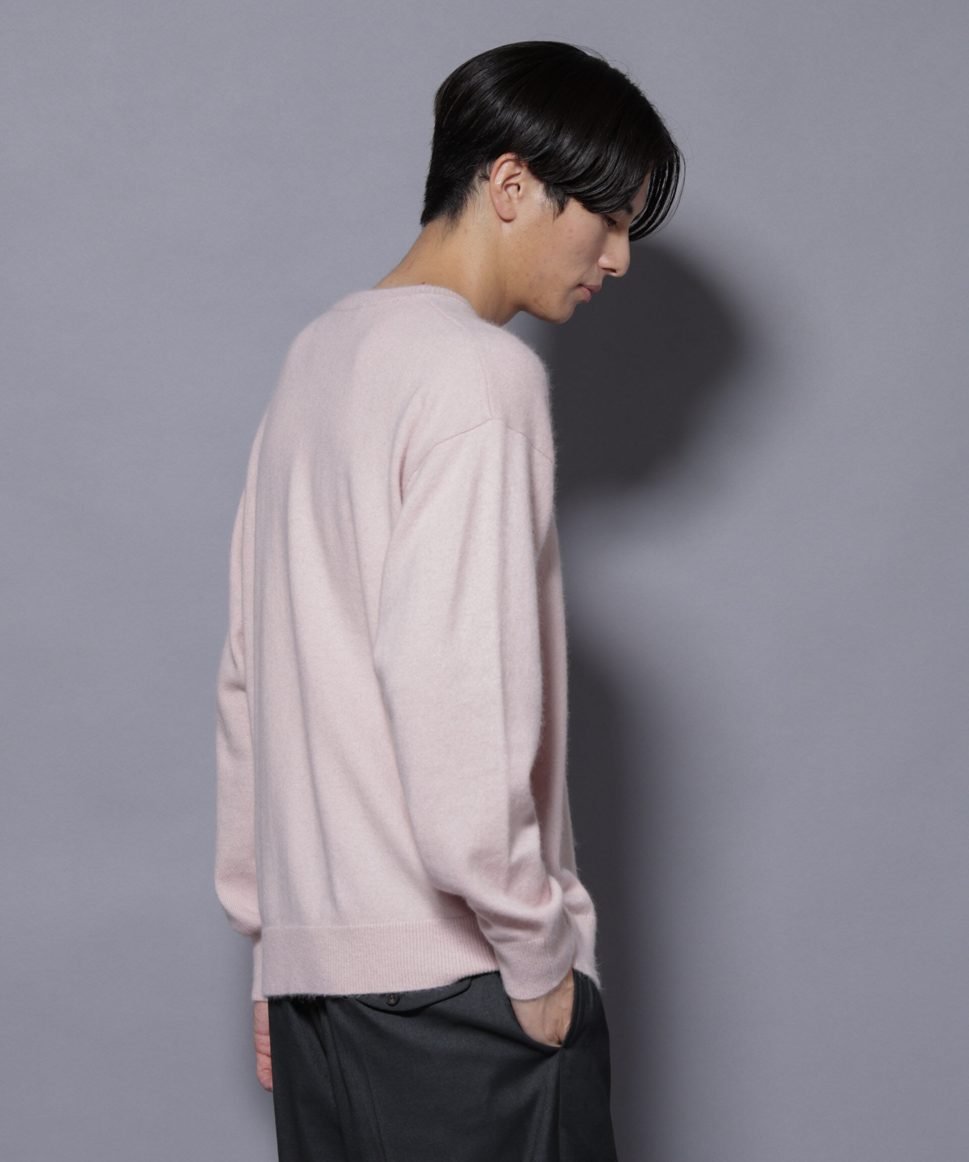 nano･universe「アンゴラ混ライトクルーネックニット」|ニット・セーター|